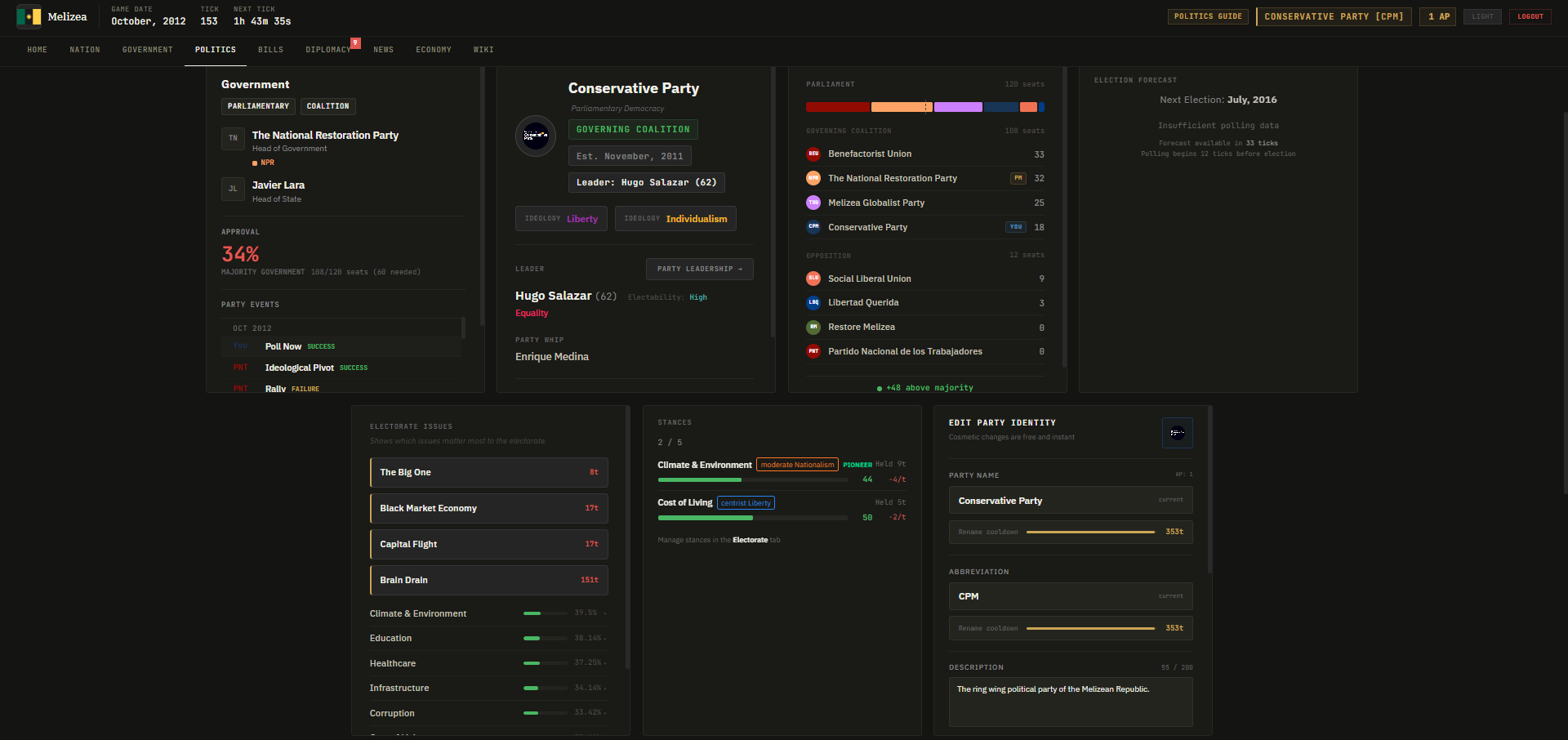 Nationhood political strategy